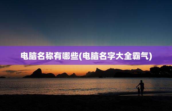 电脑名称有哪些(电脑名字大全霸气)