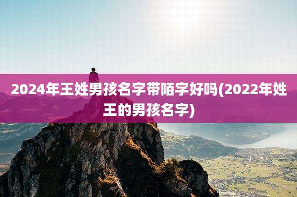 2024年王姓男孩名字带陌字好吗(2022年姓王的男孩名字)