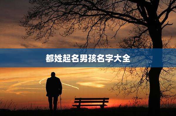 都姓起名男孩名字大全