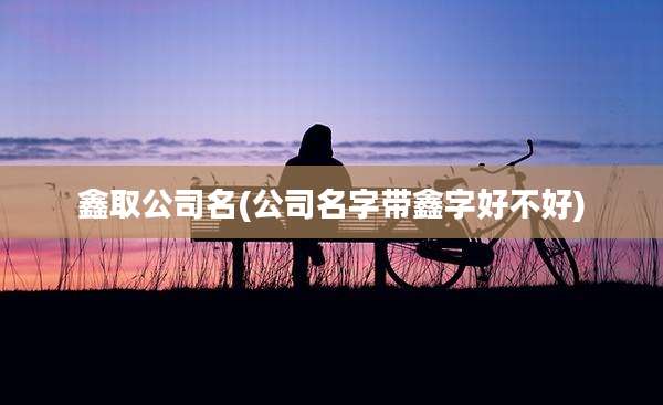 鑫取公司名(公司名字带鑫字好不好)