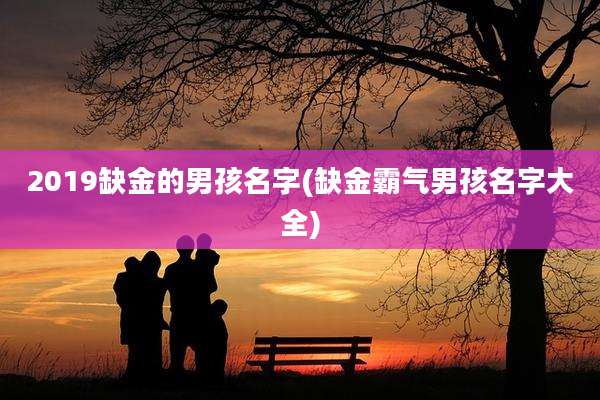 2019缺金的男孩名字(缺金霸气男孩名字大全)
