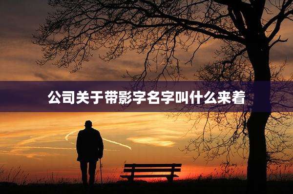 公司关于带影字名字叫什么来着