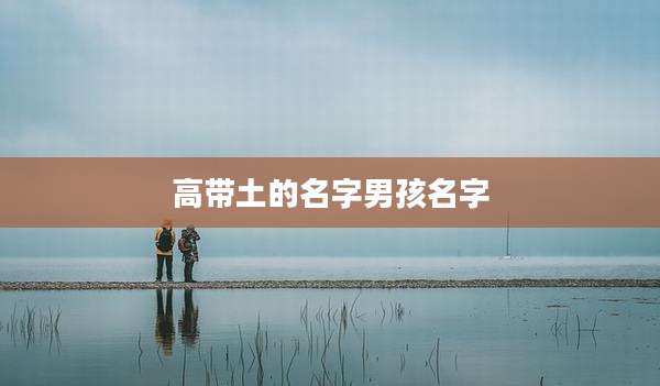 高带土的名字男孩名字