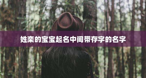 姓栾的宝宝起名中间带存字的名字