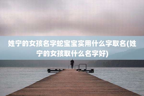 姓宁的女孩名字蛇宝宝实用什么字取名(姓宁的女孩取什么名字好)