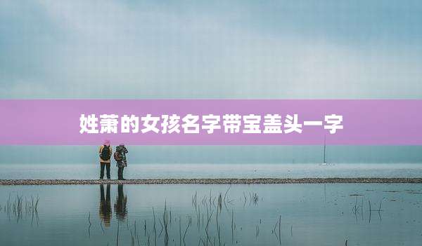 姓萧的女孩名字带宝盖头一字