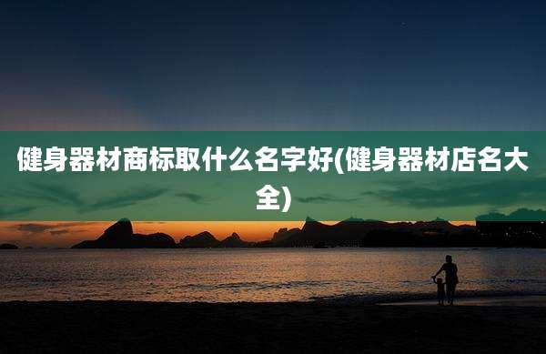 健身器材商标取什么名字好(健身器材店名大全)