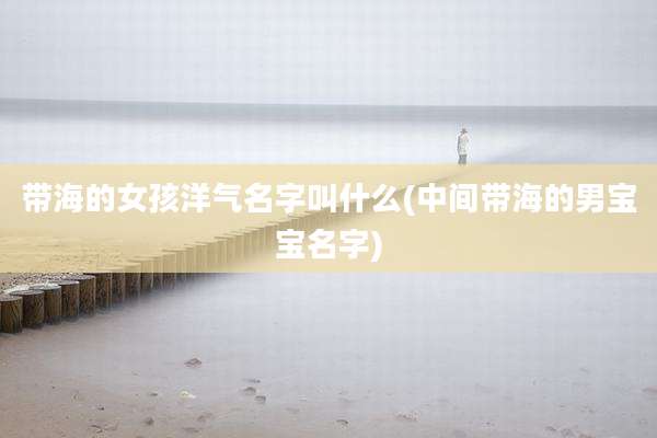 带海的女孩洋气名字叫什么(中间带海的男宝宝名字)