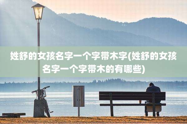 姓舒的女孩名字一个字带木字(姓舒的女孩名字一个字带木的有哪些)