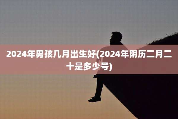 2024年男孩几月出生好(2024年阴历二月二十是多少号)