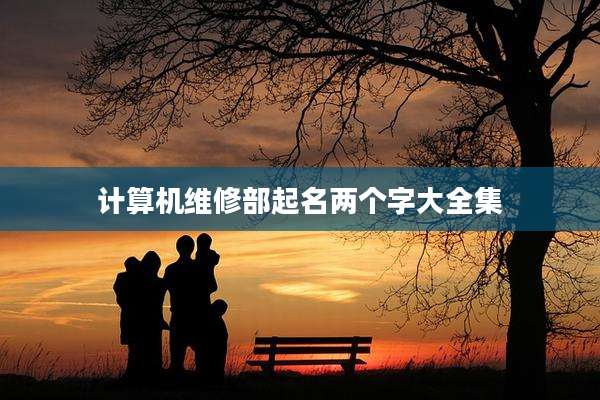 计算机维修部起名两个字大全集