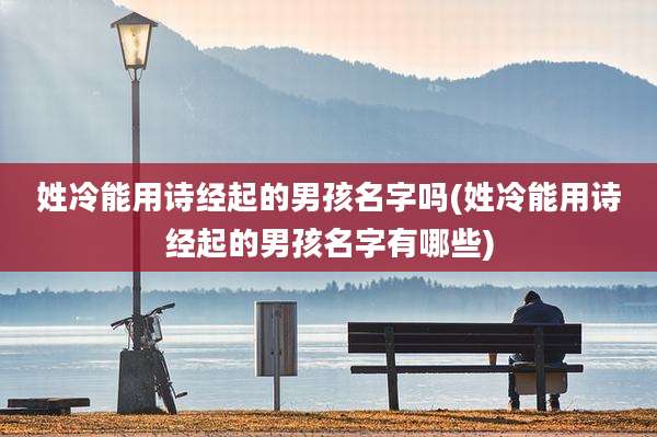 姓冷能用诗经起的男孩名字吗(姓冷能用诗经起的男孩名字有哪些)