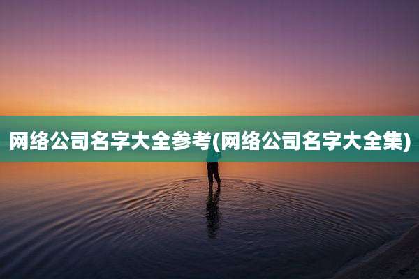 网络公司名字大全参考(网络公司名字大全集)