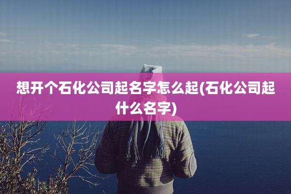 想开个石化公司起名字怎么起(石化公司起什么名字)