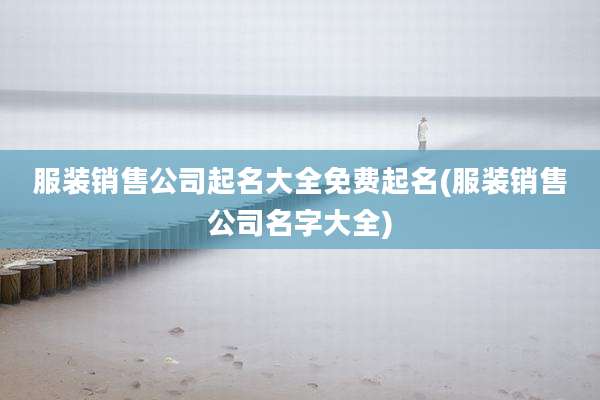 服装销售公司起名大全免费起名(服装销售公司名字大全)