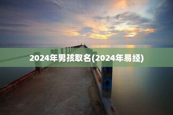 2024年男孩取名(2024年易经)