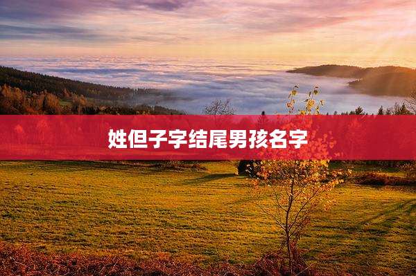 姓但子字结尾男孩名字