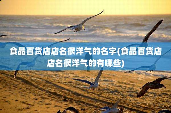食品百货店店名很洋气的名字(食品百货店店名很洋气的有哪些)
