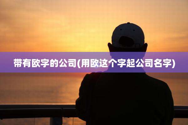 带有欧字的公司(用欧这个字起公司名字)