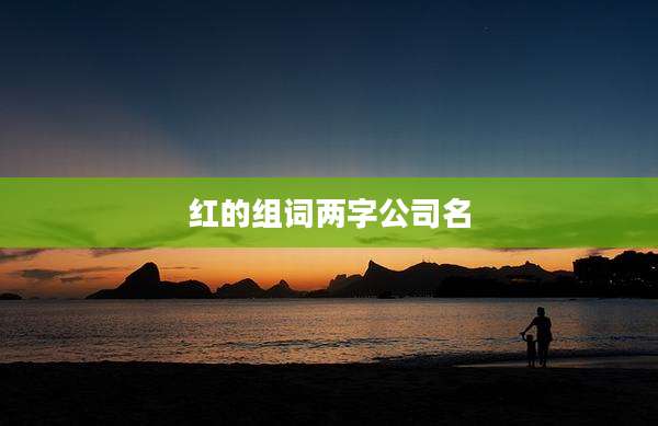红的组词两字公司名