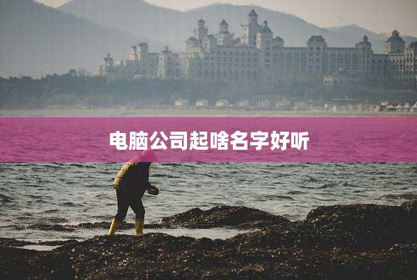 电脑公司起啥名字好听