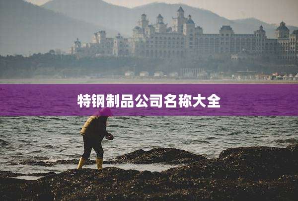 特钢制品公司名称大全