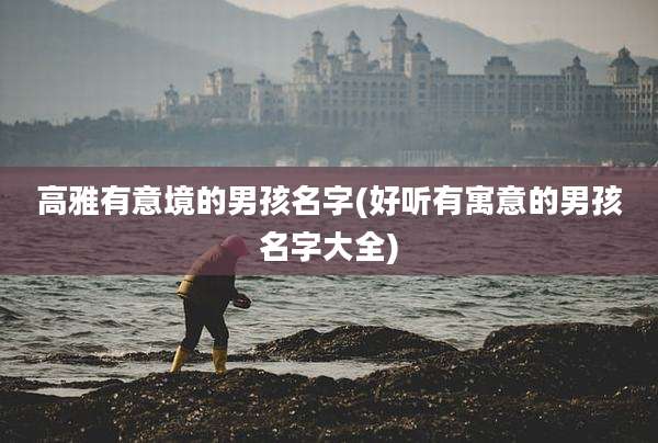 高雅有意境的男孩名字(好听有寓意的男孩名字大全)