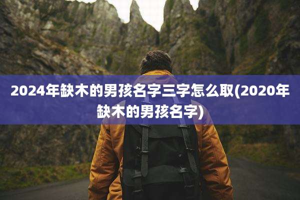 2024年缺木的男孩名字三字怎么取(2020年缺木的男孩名字)