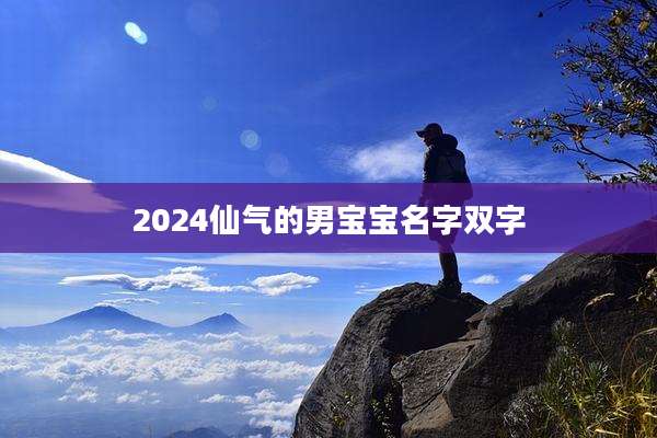 2024仙气的男宝宝名字双字