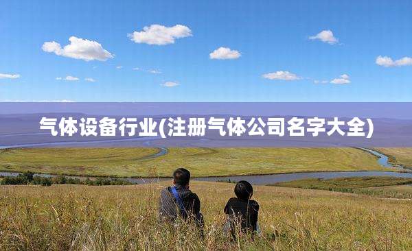 气体设备行业(注册气体公司名字大全)