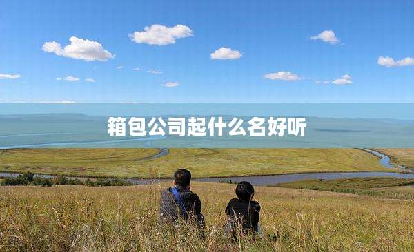 箱包公司起什么名好听