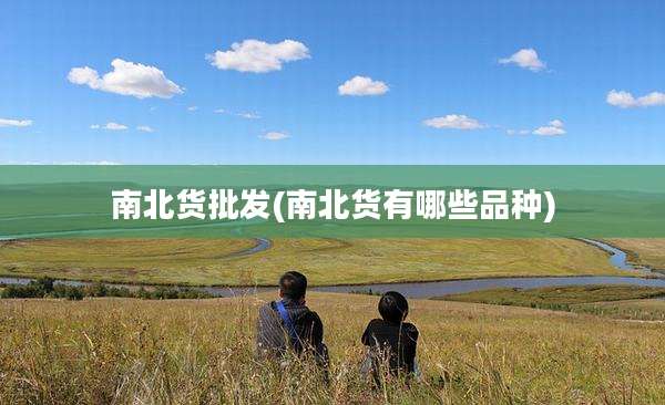 南北货批发(南北货有哪些品种)