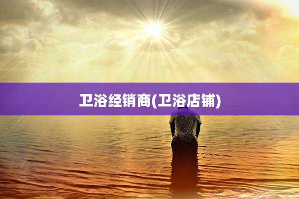 卫浴经销商(卫浴店铺)