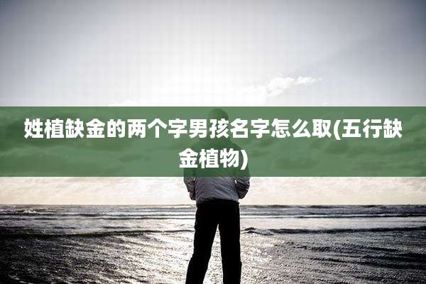 姓植缺金的两个字男孩名字怎么取(五行缺金植物)