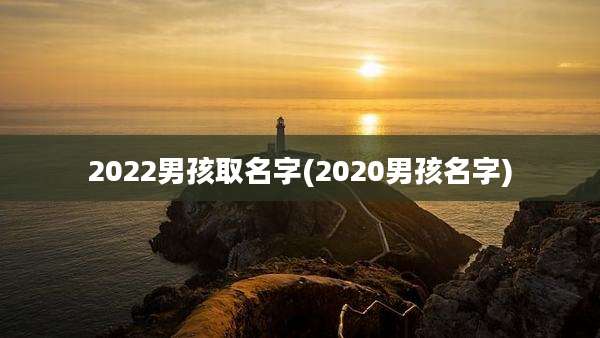 2022男孩取名字(2020男孩名字)
