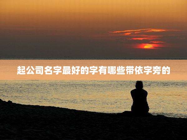 起公司名字最好的字有哪些带依字旁的