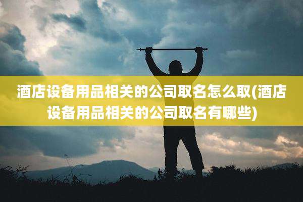 酒店设备用品相关的公司取名怎么取(酒店设备用品相关的公司取名有哪些)