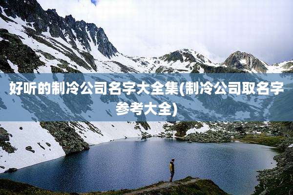 好听的制冷公司名字大全集(制冷公司取名字参考大全)