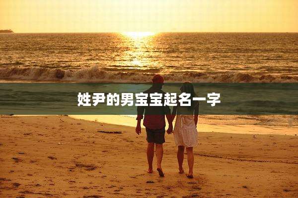姓尹的男宝宝起名一字
