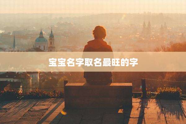 宝宝名字取名最旺的字