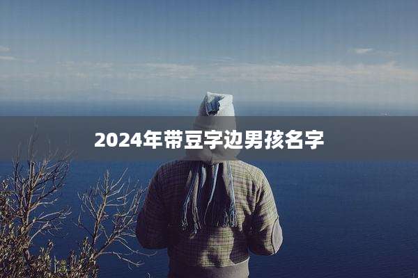 2024年带豆字边男孩名字