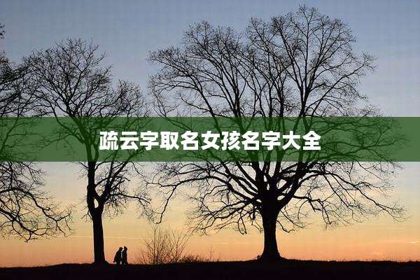 疏云字取名女孩名字大全