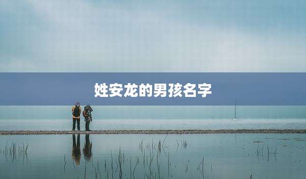 姓安龙的男孩名字