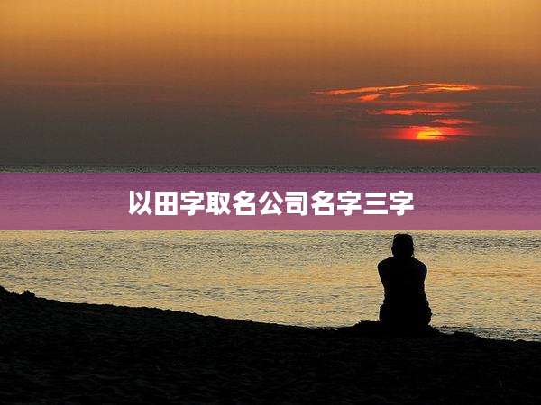 以田字取名公司名字三字
