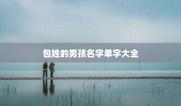 包姓的男孩名字单字大全