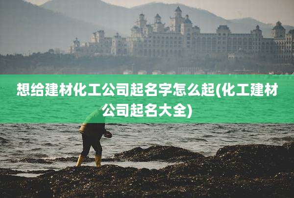 想给建材化工公司起名字怎么起(化工建材公司起名大全)