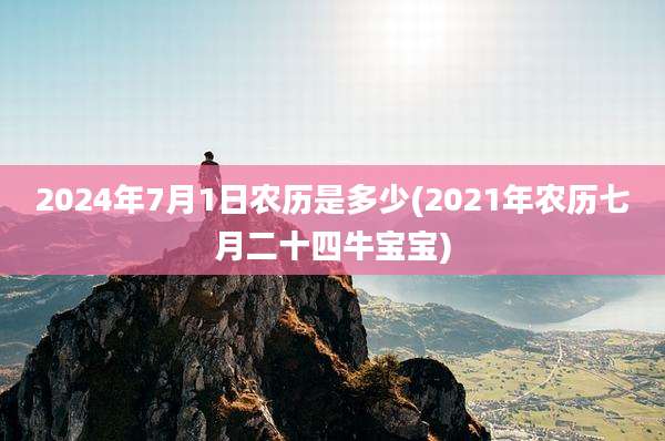 2024年7月1日农历是多少(2021年农历七月二十四牛宝宝)