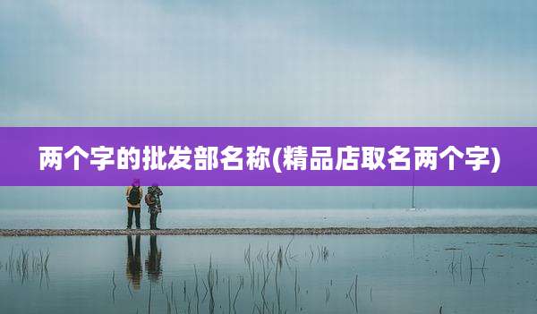两个字的批发部名称(精品店取名两个字)