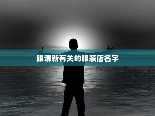 跟清新有关的服装店名字