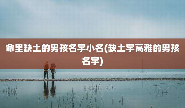 命里缺土的男孩名字小名(缺土字高雅的男孩名字)